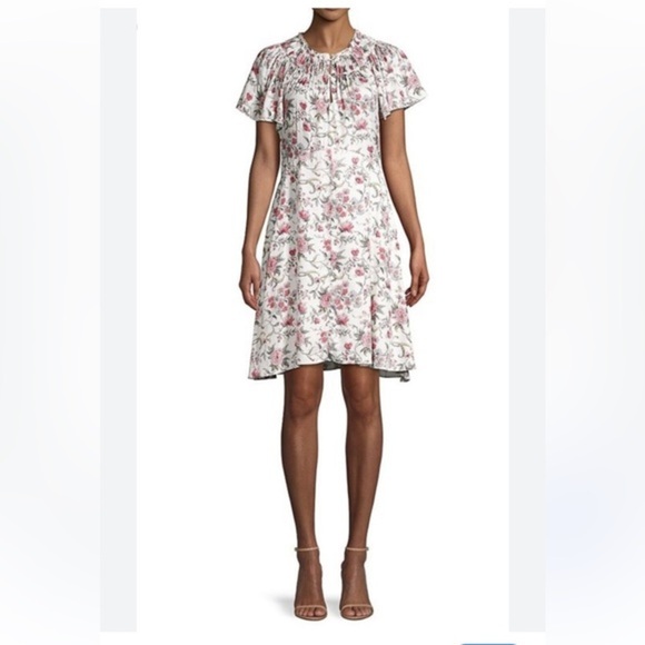 Rebecca Taylor Esmee Floral Dress silk blend size 8 - Picture 1 of 16